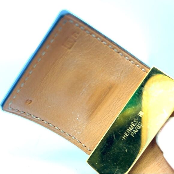 Hermes 2013 Noir Swift Leather Collier de Chien CDC Gold HW Bracelet Size S - Picture 8 of 8